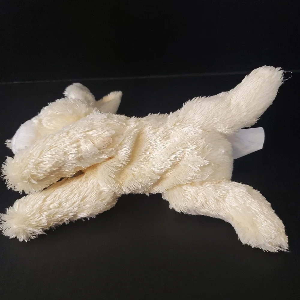 Walmart Silky Yellow Bunny Rabbit Laying Plush 9